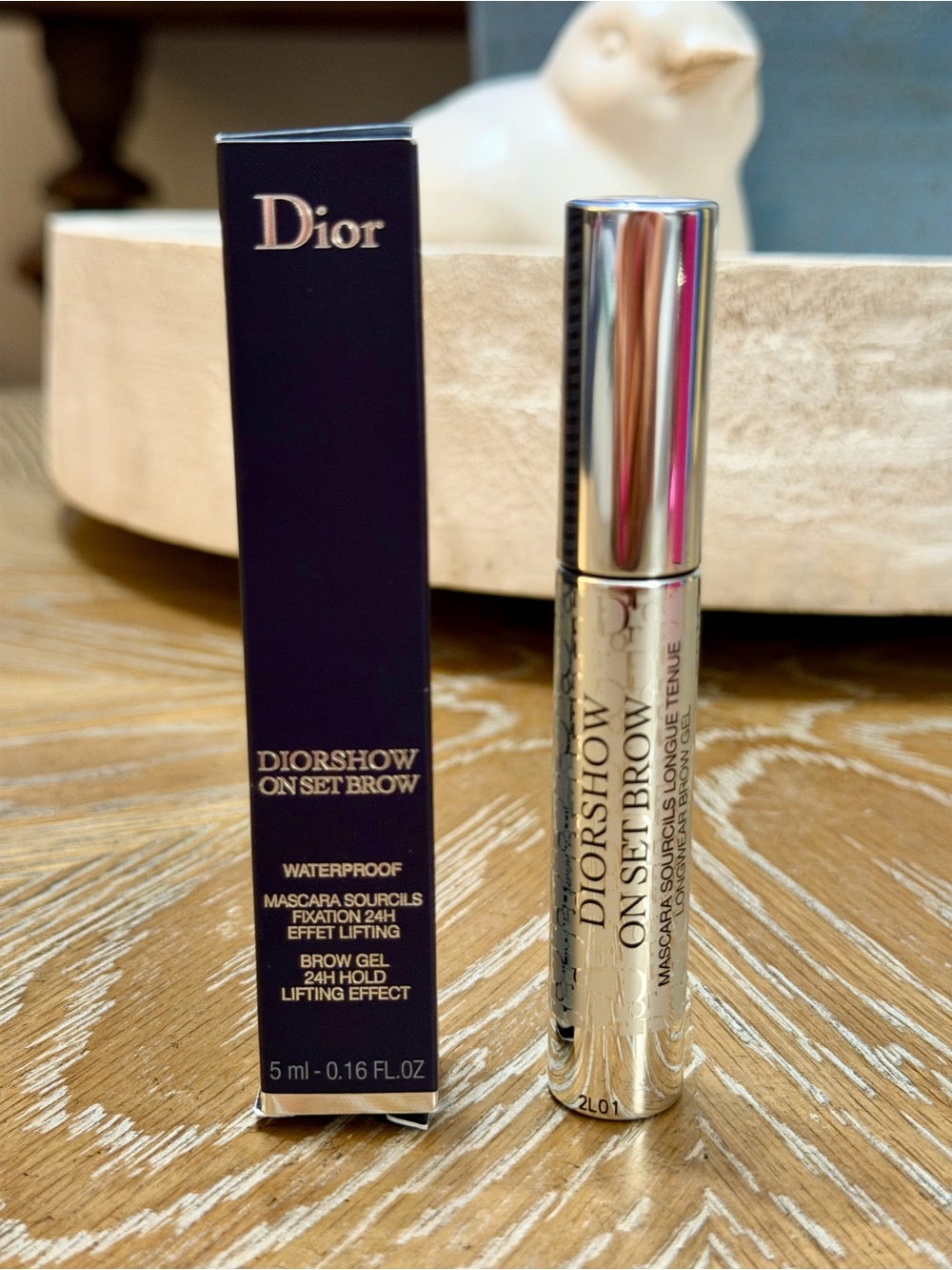 Dior Diorshow On Set Brow Gel — Silver Packaging